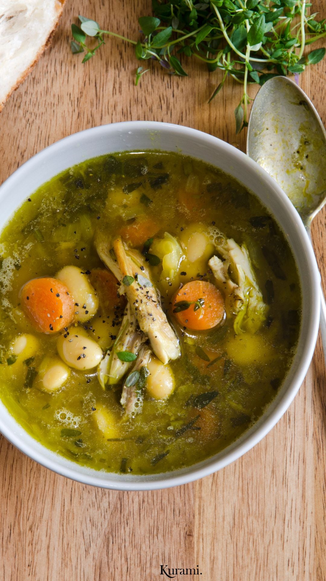 Chicken Miso Broth Soup