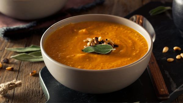 High Protein Carrot & Ginger Soup