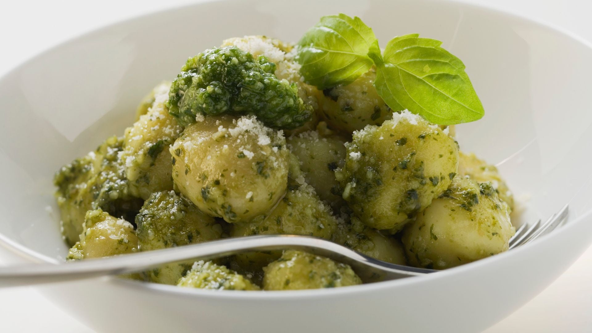 Homemade Pesto Gnocchi