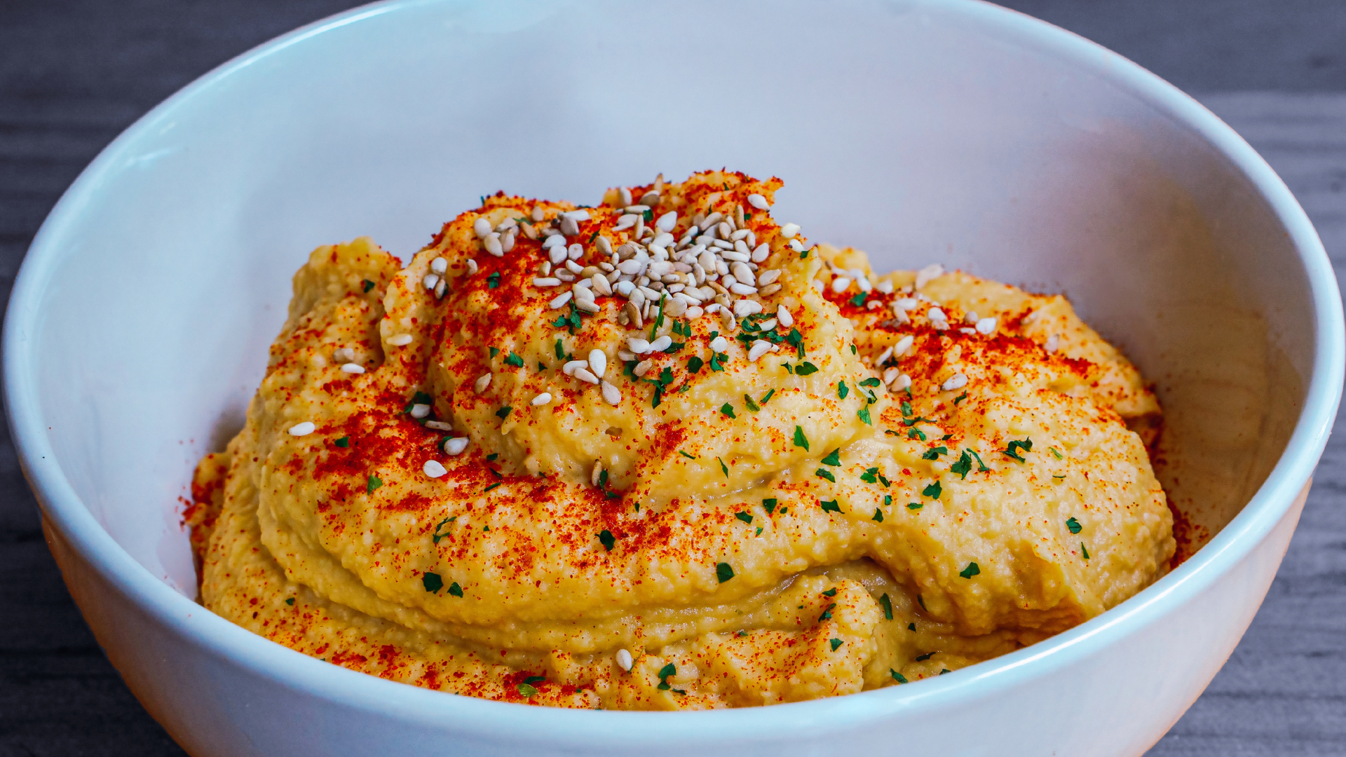 Homemade Harissa Hummus