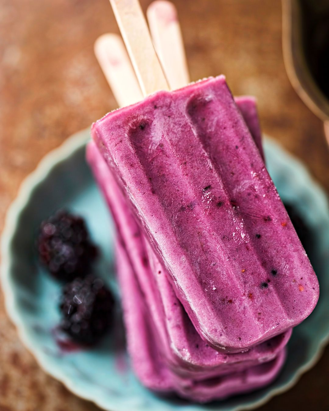 Homemade live popsicles